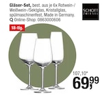 Gläser-Set Angebote von Schott Zwiesel bei Opti-Wohnwelt Saarlouis für 69,99 €