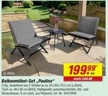 Balkonmöbel-Set Paulina Angebote bei toom Baumarkt Pinneberg für 199,99 €