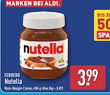 Nutella von Ferrero für 3,99 € bei ALDI Nord im Angebot Nutella von Ferrero im aktuellen ALDI Nord Prospekt