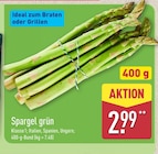 Aktuelles Spargel grün Angebot bei ALDI Nord in Wuppertal ab 2,99 €