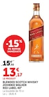 Blended Scotch Whisky Red Label 40° - Johnnie Walker - Super U à Saint-Germain-en-Laye Blended Scotch Whisky Red Label 40° - Johnnie Walker en promo chez Super U Saint-Germain-en-Laye à 13,17 €