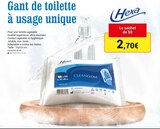 Gant de toilette à usage unique - Hexa à 2,70 € dans le catalogue Technicien de Santé
