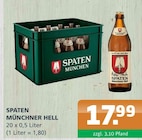 Münchner Hell Angebote von Spaten bei Getränke A-Z Neubrandenburg für 17,99 €