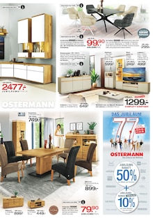 Wohnzimmertisch im Ostermann Prospekt "Das Jubiläum 77 Jahre Ostermann" mit 16 Seiten (Essen)