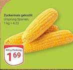 Zuckermais gekocht bei GLOBUS im Neutraubling Prospekt für 1,69 €