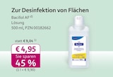 Bacillol AF bei mea - meine apotheke im Prospekt "" für 4,95 €