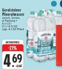 Mineralwasser Angebote von Gerolsteiner bei E center Borken für 4,69 €