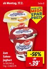 Sahnejoghurt bei Lidl im Bad Aibling Prospekt für 0,39 €