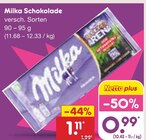 Milka im Netto Marken-Discount Prospekt Schokolade von Milka im aktuellen Netto Marken-Discount Prospekt für 0,99 €