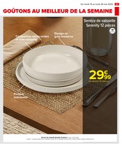 Vaisselle Angebote im Prospekt "FÊTE DES MÈRES" von Carrefour Vaisselle Angebote im Prospekt "FÊTE DES MÈRES" von Carrefour auf Seite 23