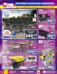 Gartentisch Angebot im aktuellen Netto Marken-Discount Prospekt auf Seite 38