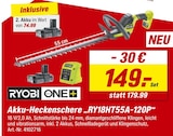 Akku-Heckenschere "RY18HT55A-120P" Angebote von RYOBI bei toom Baumarkt Kassel für 149,00 €