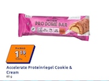 Proteinriegel Cookie & Cream von Accelerate im aktuellen Action Prospekt für 1,19 €
