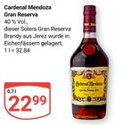 Gran Reserva im Angebot bei GLOBUS in Neunkirchen Gran Reserva Angebote von Cardenal Mendoza bei GLOBUS Neunkirchen für 22,99 €