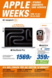 Aktueller expert Prospekt mit Apple, "APPLE WEEKS", Seite 1