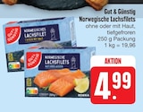 Norwegische Lachsfilets bei E center im Seßlach Prospekt für 4,99 €