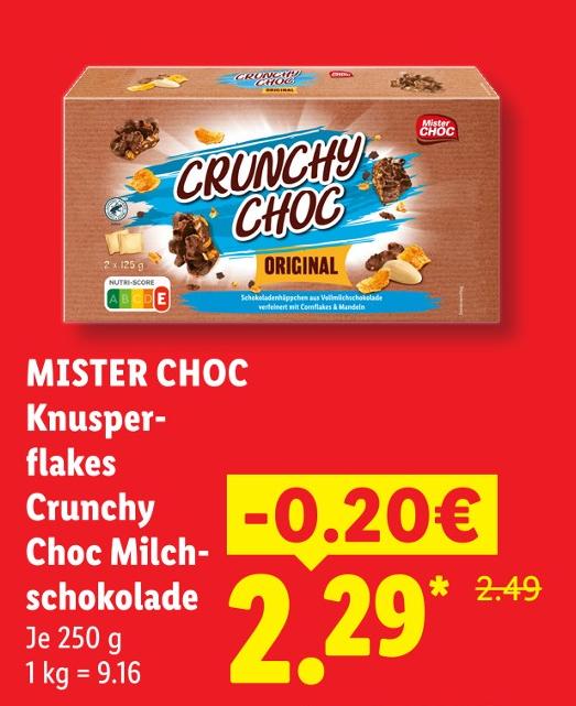 Knusperflakes Crunchy Choc Milchschokolade