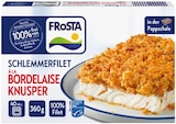 Fischstäbchen oder Schlemmerfilet Bordelaise Angebote von Frosta bei REWE Suhl für 2,69 €
