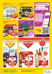 Mineralwasser im Netto Marken-Discount Prospekt "DER ORT, AN DEM DU IMMER AUSGEZEICHNETE PREISE FINDEST." mit 2 Seiten (Mannheim)