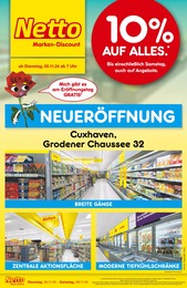 Netto Marken-Discount Prospekt für Cuxhaven: "Neueröffnung - 10% AUF ALLES.", 8 Seiten, 05.11.2024 - 09.11.2024