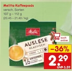 Kaffeepads im Angebot bei Netto Marken-Discount in Saarlouis Kaffeepads Angebote von Melitta bei Netto Marken-Discount Saarlouis für 2,29 €