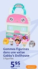 Gommes figurines dans une valise Gabby's Dollhouse en promo chez Action Versailles à 5,95 €