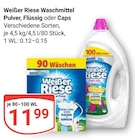 Waschmittel Pulver im Angebot bei GLOBUS in Homburg Waschmittel Pulver Angebote von Weißer Riese bei GLOBUS Homburg für 11,99 €