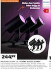 Hue LED-Spot Lily 3-flammig Basis-Set Schwarz von Philips für 244,99 € bei OBI im Angebot Hue LED-Spot Lily 3-flammig Basis-Set Schwarz von Philips im aktuellen OBI Prospekt
