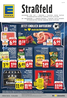 Krombacher im aktuellen EDEKA Prospekt (Kerpen (Kolpingstadt)) Krombacher im EDEKA Prospekt "Aktuelle Angebote" mit 26 Seiten (Kerpen (Kolpingstadt))