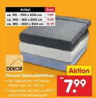 Flausch Spannbettlaken Angebote von DEKOR bei Netto Marken-Discount Cuxhaven für 7,99 €