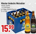 Weissbier von Kloster Andechs im aktuellen Trinkgut Prospekt für 15,99 €