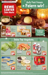 REWE Prospekt für Augsburg mit 32 Seiten REWE Prospekt "Dein Markt" für Augsburg, 32 Seiten, 16.12.2024 - 21.12.2024