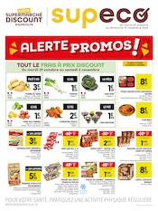 Catalogue Discount Alimentaire Supeco en cours à Pusignan et alentours, "ALERTE PROMOS !", 2 pages, 29/10/2024 - 10/11/2024