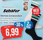 Herren-Crewsocken Angebote von Schäfer bei Kaufhaus Stolz Rostock für 6,99 €