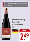 Rotwein halbtrocken Angebote von Württemberg bei E center Nürtingen für 2,49 €