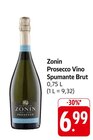 Prosecco Vino Spumante Brut Angebote von Zonin bei EDEKA Ludwigshafen für 6,99 €