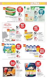 Prix et réduction Beurre bio dans le prospectus Super U en cours Offre Beurre bio dans le catalogue Super U du moment à la page 17