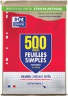 500 feuilles simples a4 perforées - OXFORD - Intermarché Express 500 feuilles simples a4 perforées - OXFORD à 2,49 € dans le catalogue Intermarché Express