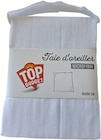 Taie d'oreiller microfibre - TOP BUDGET en promo chez Intermarché Hyper Boulogne-Billancourt à 0,60 €