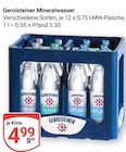 Mineralwasser Angebote von Gerolsteiner bei GLOBUS Rüsselsheim für 4,99 €