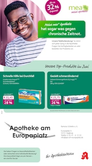 mea - meine apotheke Prospekt Unsere Juni-Angebote mit 4 Seiten