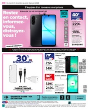 Smartphone Angebote im Prospekt "DÉMARREZ L'ANNÉE AVEC DES OFFRES DERNIER CRI !" von Carrefour Smartphone Angebote im Prospekt "DÉMARREZ L'ANNÉE AVEC DES OFFRES DERNIER CRI !" von Carrefour auf Seite 24