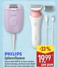 Epilierer Modell BRE238 von Philips im aktuellen ALDI Nord Prospekt