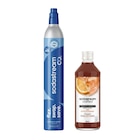 Cylindre CO2 + 1 concentré mocktail - SODASTREAM en promo chez Carrefour Annemasse à 12,99 €