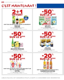 Prix et réduction Vittel dans le prospectus Carrefour Market en cours Offre Vittel dans le catalogue Carrefour Market du moment à la page 40
