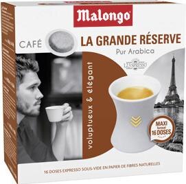 Dosettes Café La Grande Réserve Expresso Spécifique pour Machine