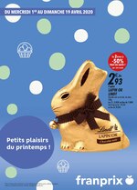 Catalogue Franprix "Petits plaisirs du printemps !", 25 pages, à Gennevilliers, 01/04/2020 - 19/04/2020 Prospectus Franprix "Petits plaisirs du printemps !", 25 pages, à Gennevilliers, 01/04/2020 - 19/04/2020