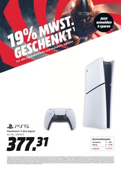 Aktueller MediaMarkt Saturn Prospekt mit Spielekonsole, "19% MWST. GESCHENKT", Seite 20