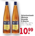 Brandy 5 Sterne Angebote von Metaxa bei E center Ettlingen für 10,99 €
