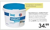 Spachtelmasse "Uniflott Finish" im aktuellen Prospekt bei BayWa Bau- und Gartenmärkte in Schönberg